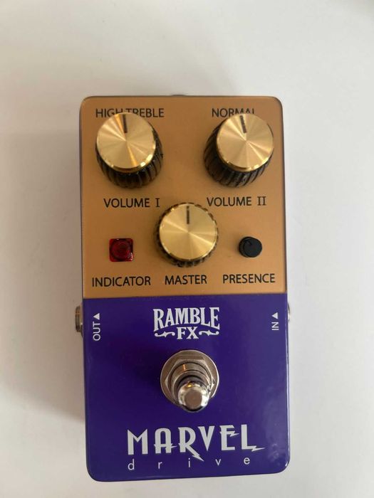 Pedal de overdrive RambleFX Marvel Drive v1