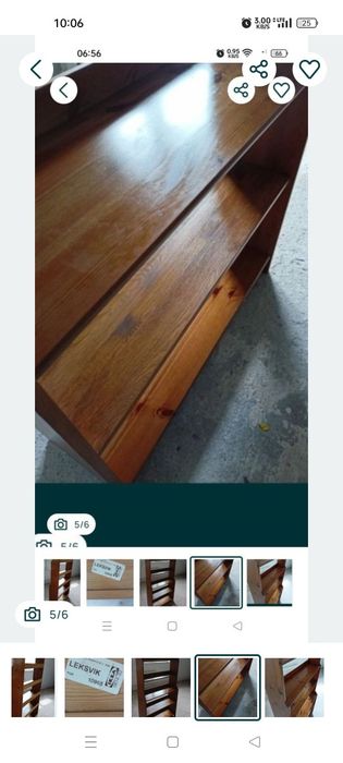 Regał ikea leksvik