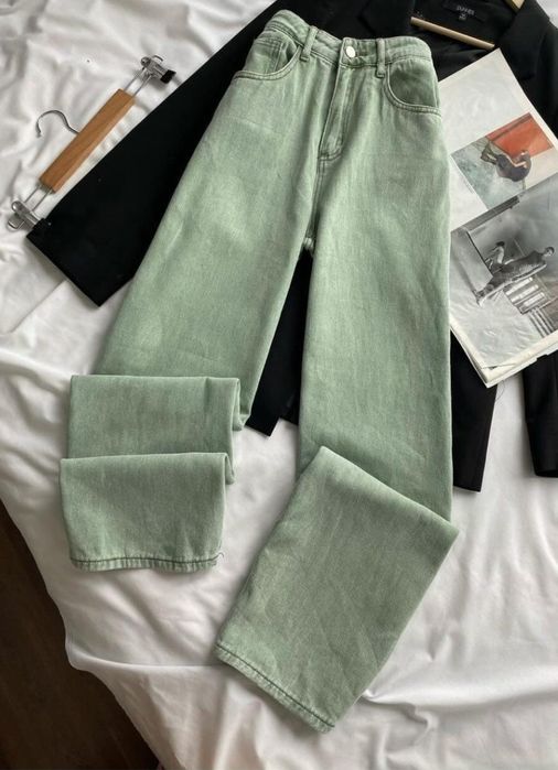 Джинси зелені жіночі