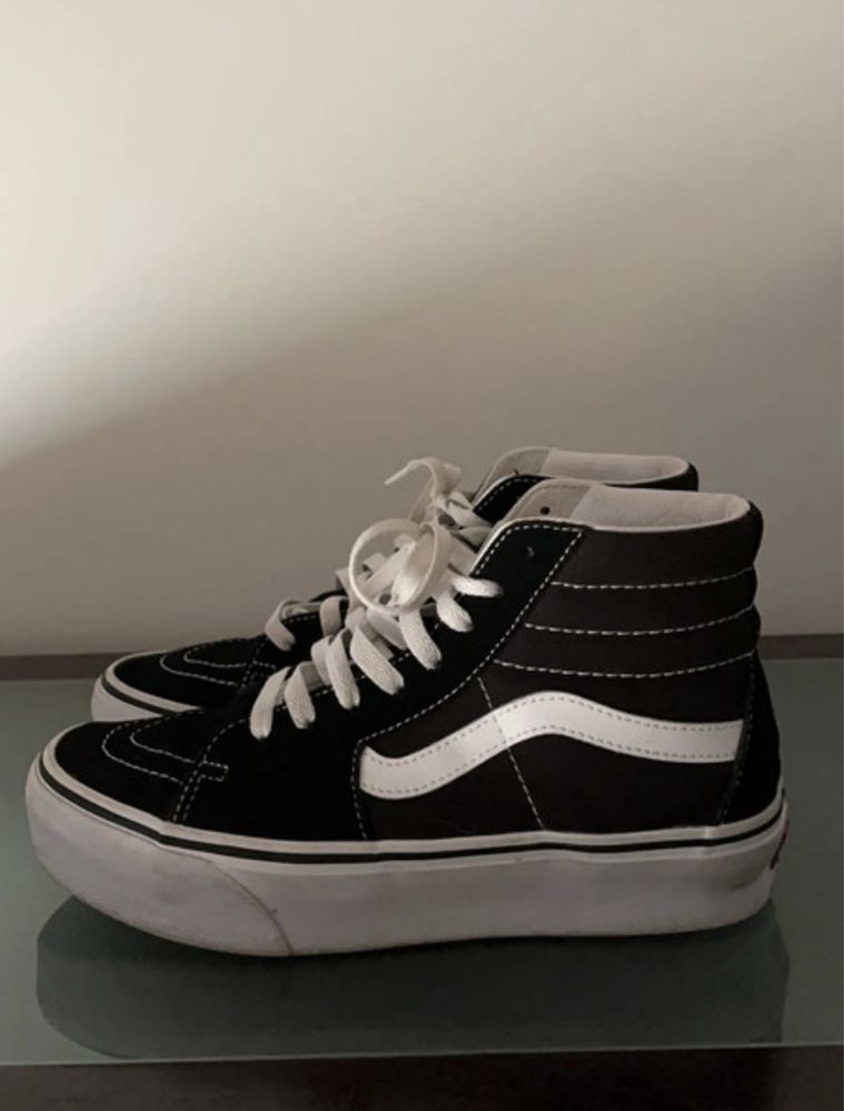 Vans cano alto plataforma sales