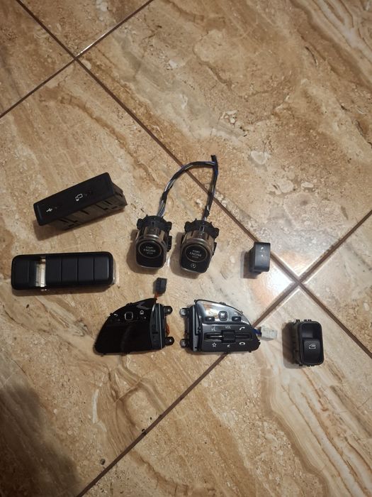 Przełącznik przycisk start stop blokada włącznik świateł USB  Mercedes