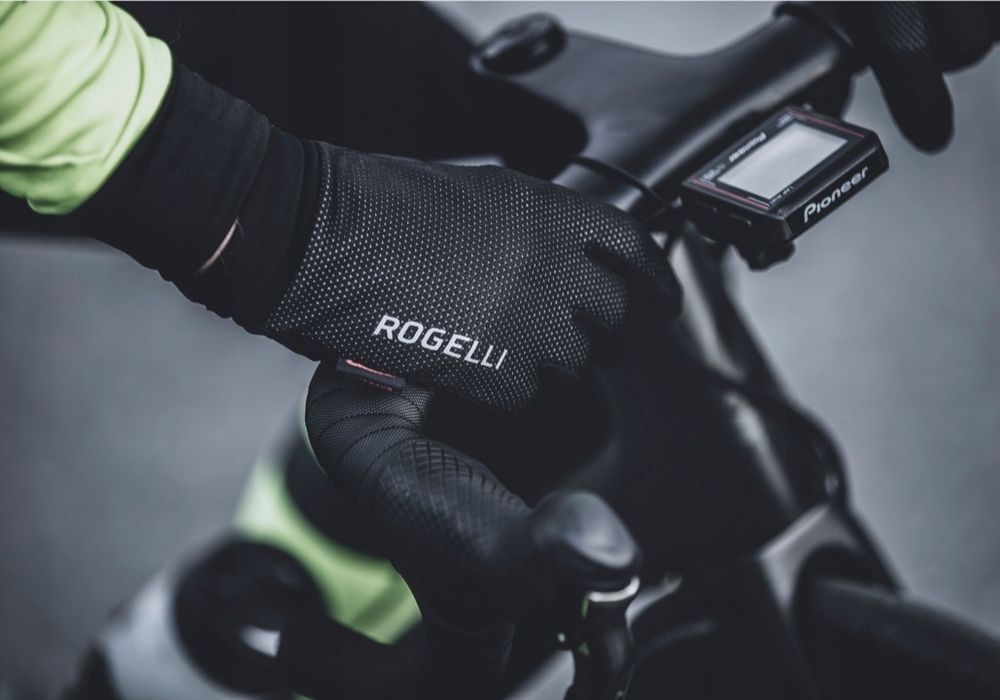 Rękawiczki rowerowe długie Rogelli, nowe,  rozmiar XL