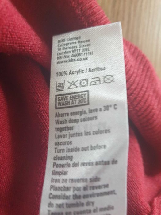 Męski sweter z dekoltem V, Atlantic Bay, rozmiar L