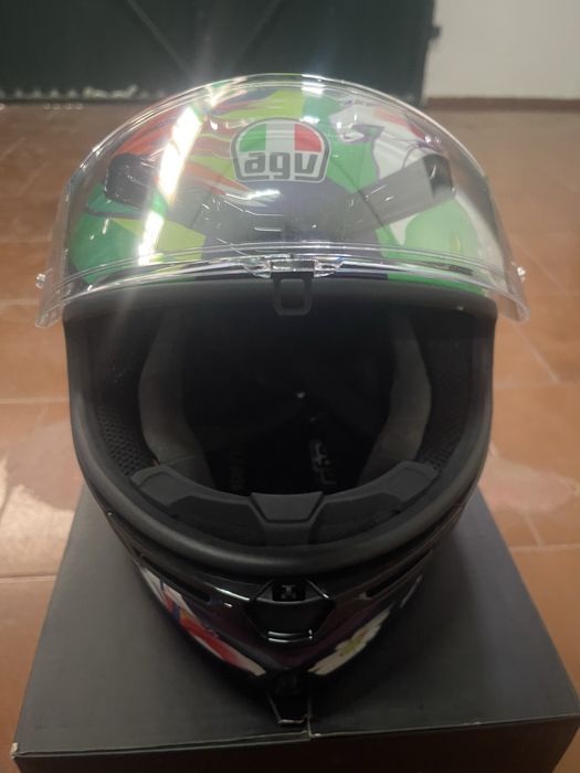 Capacete agv k6 replica franco morbidelli