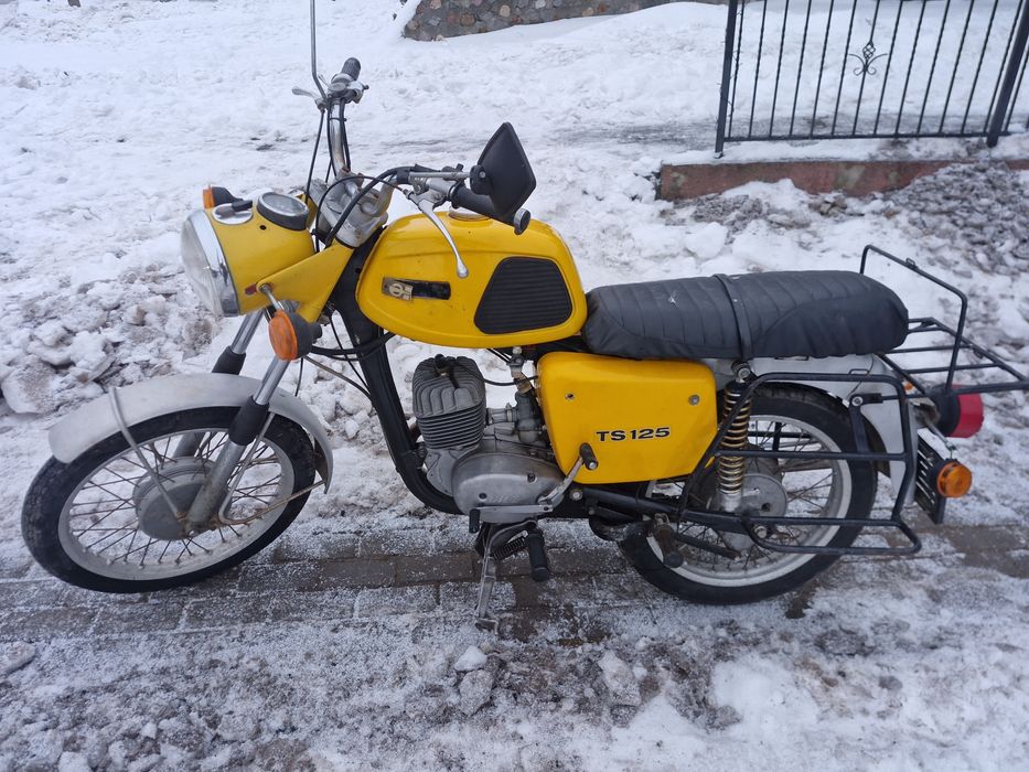 Mz ts 125 z dokumentami. Odpala.  Transport gratis