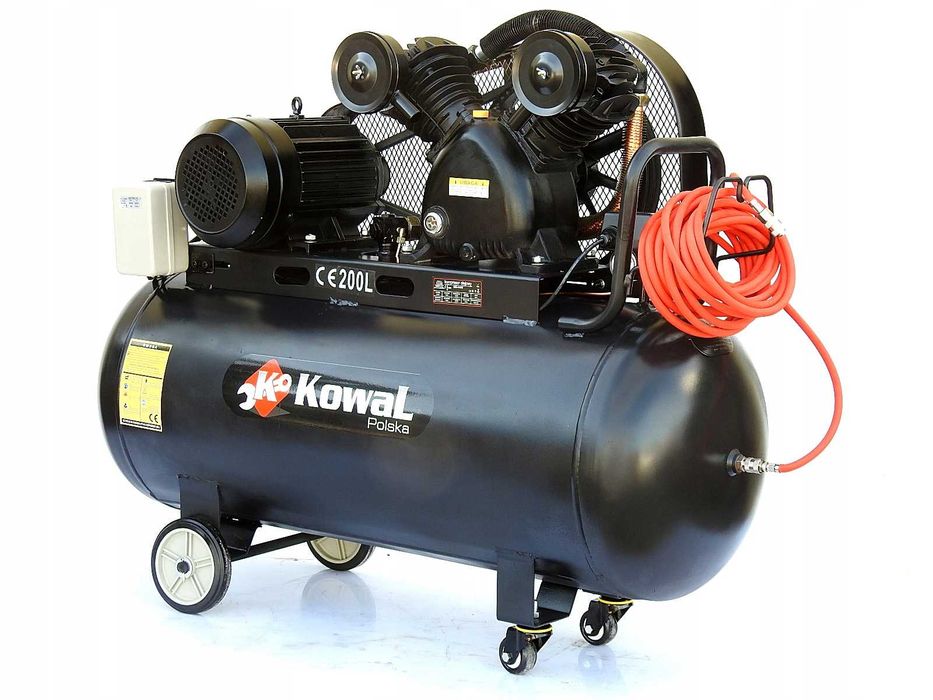 12 Bar KOMPRESOR k19 olejowy tłokowy 200L sprężarka pompa powietrza