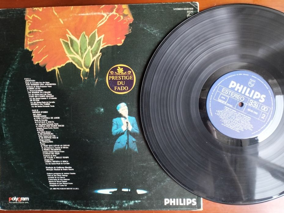 Disco de vinil LP Carlos do Carmo ao Vivo no Olympia