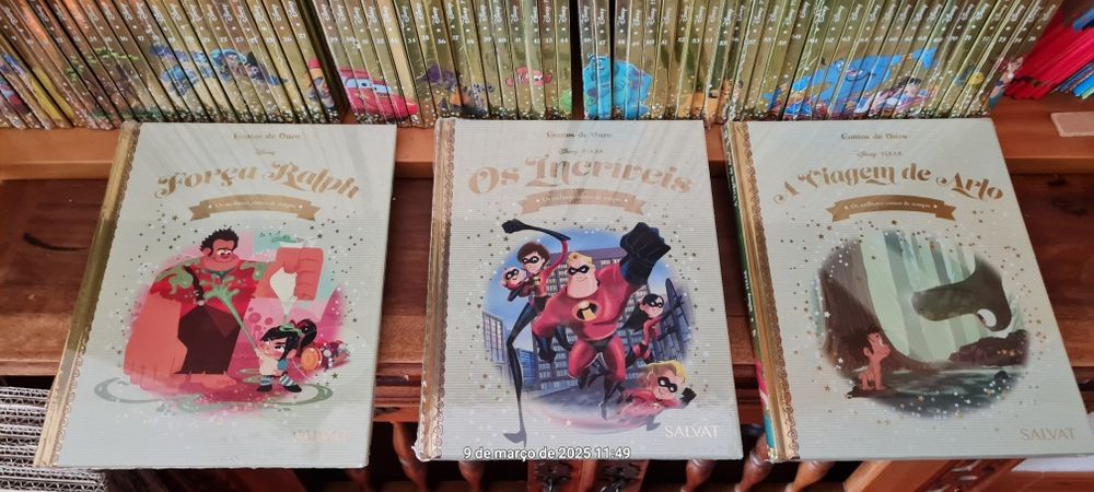 Coleção livros crianças Contos de Ouro da Disney