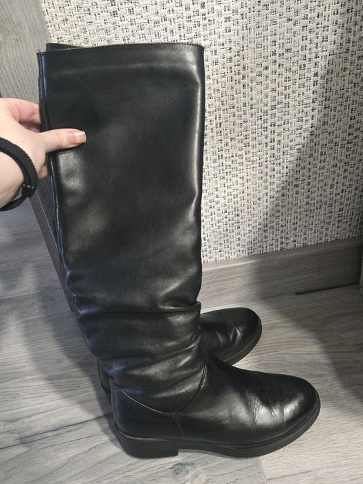 Жіночі сапоги натуральна шкіра, єврозима