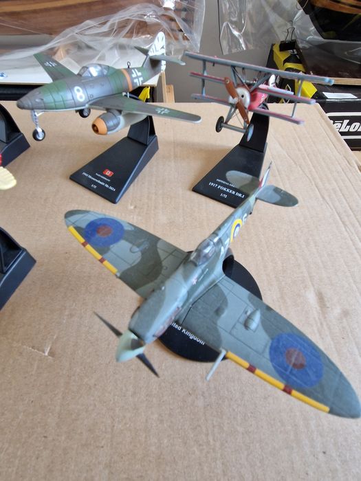 Metalowe modele samolotów 1:72 6 szt.