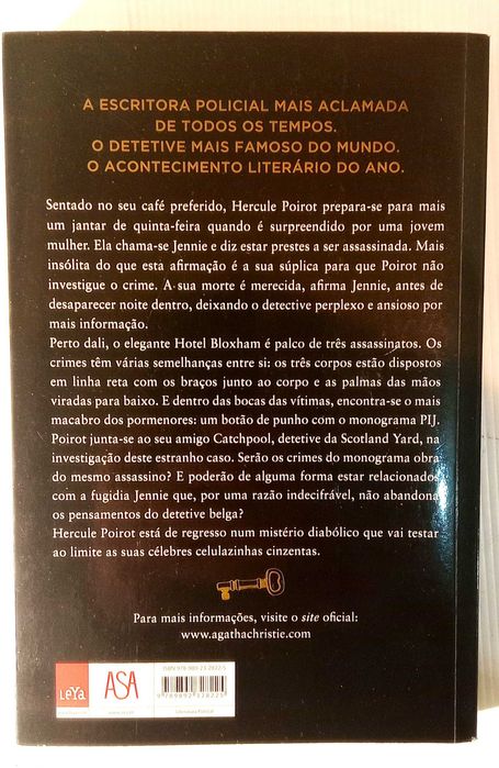 Livro Agatha Christie - Os crimes do monograma * Sophie Hannah