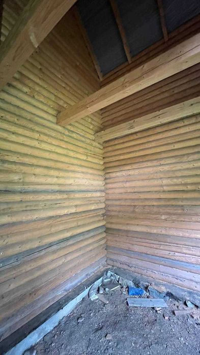 4 спарені котеджі з дерев'яного зрубу в селі Тухля!