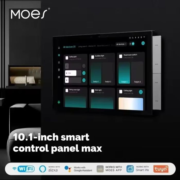Painel controlo Zigbee Moes