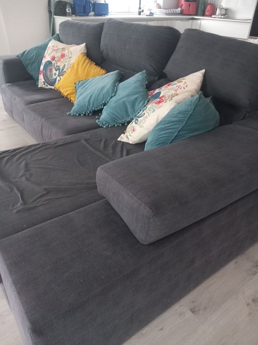 Sofá chaise long conforama