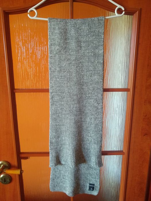 Gruby i cieply zimowy szal wełniany, 30% Wełna, Uniseks, 155 x 25 cm