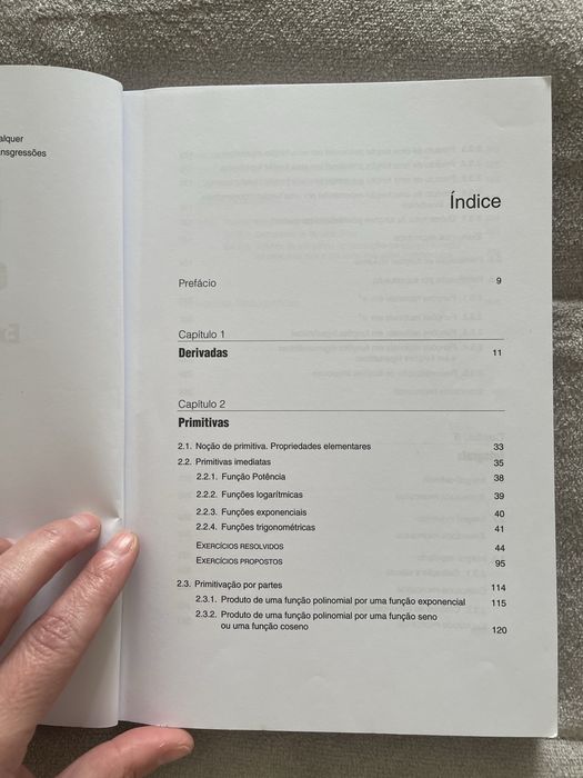 Livro Matemática Primitivas e Integrais - Edições Sílabo