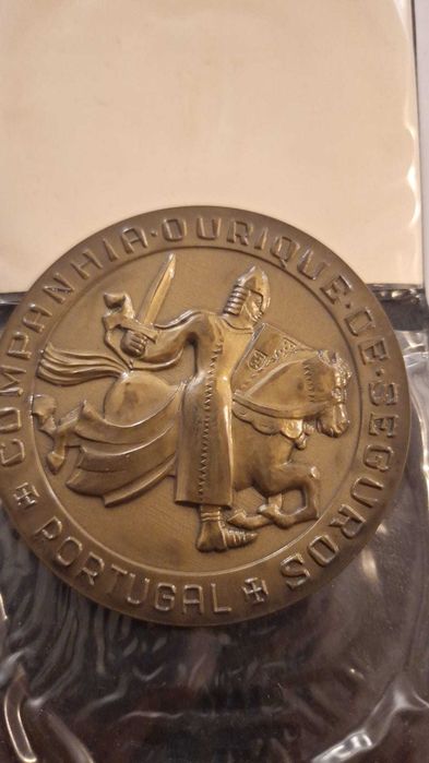 Medalha Comemorativa em Bronze – Companhia Ourique de Seguros (Portugal)