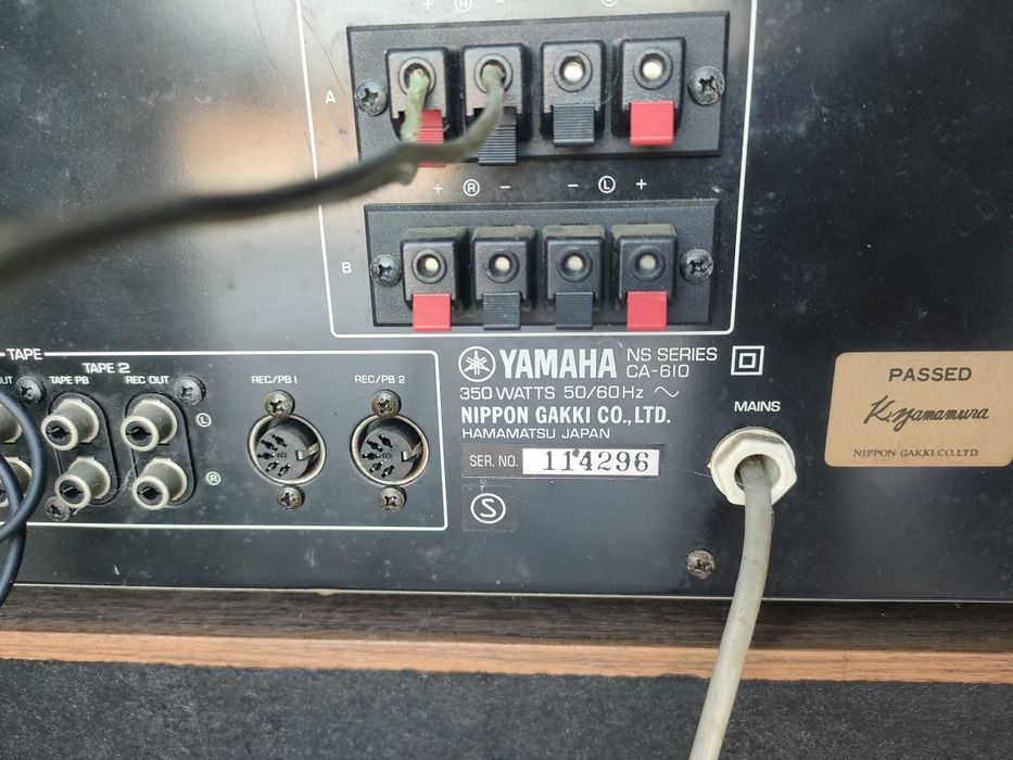 Wzmacniacz Yamaha CA 610 plus kolumny