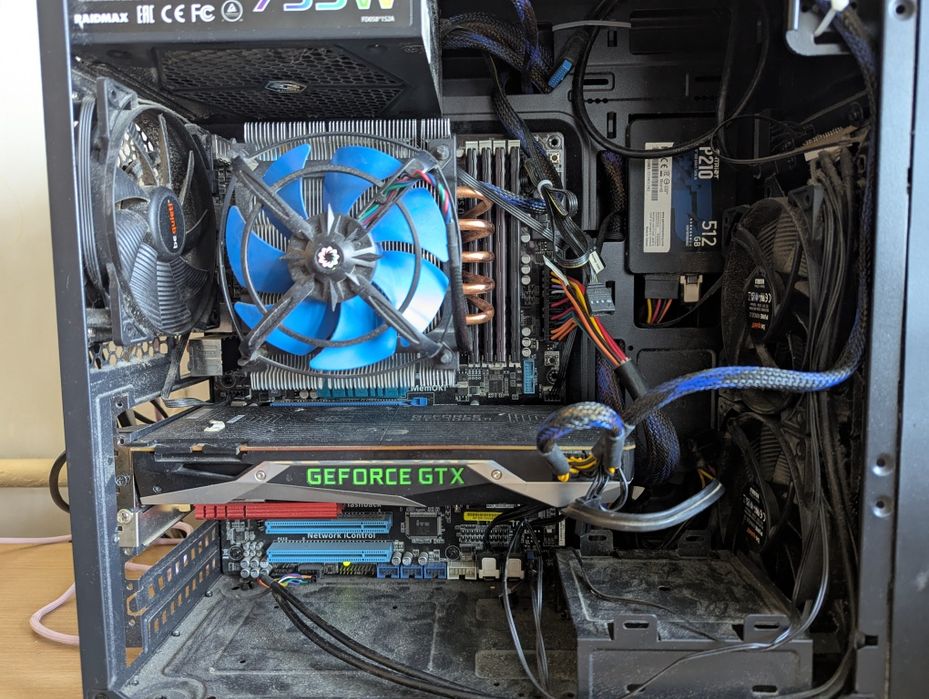 Игровой ПК GTX 1080 Ti 11GB /16 GB/ SSD 512+512GB / Wi-Fi ASUS / 8 ядер