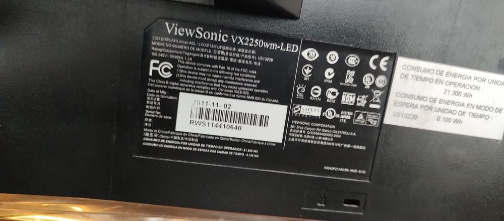 Монітор ViewSonic 1080p