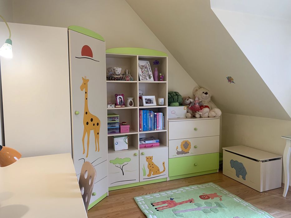 Sprzedam zestaw mebli dziecięcych - Meblik- kolekcja Sawanna -stan bdb