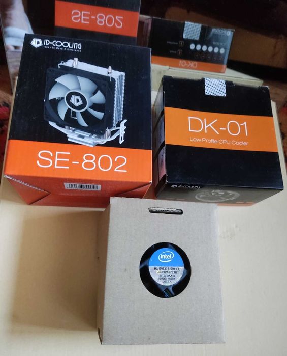 Продаю новые кулера для охлаждения процессора компьютера