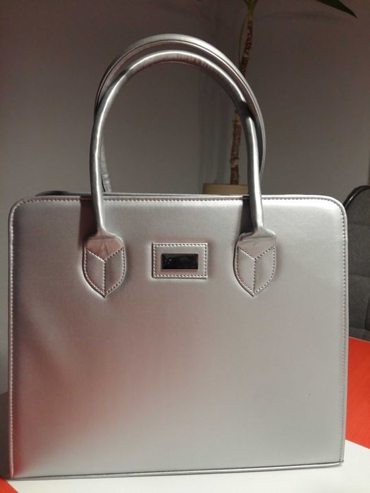 Torebka srebrna damska