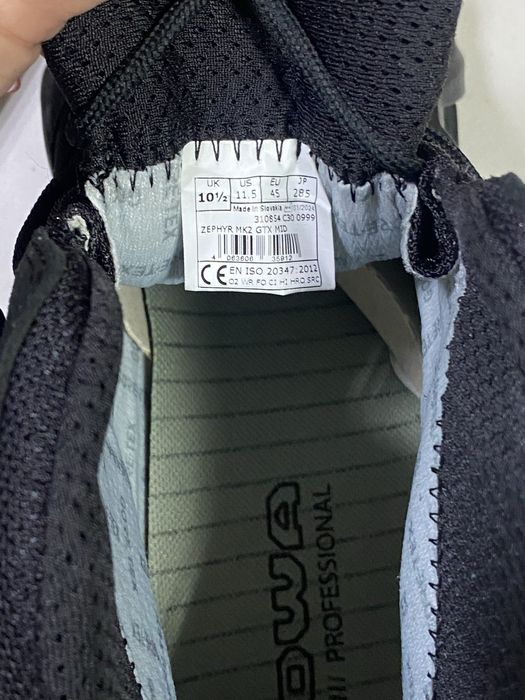 45р. Берці LOWA Zephyr MK2 GTX Mid TF Black ОРИГІНАЛ ботінки