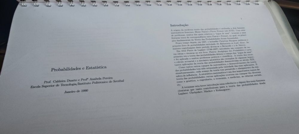 Compêndios diversos de estatística