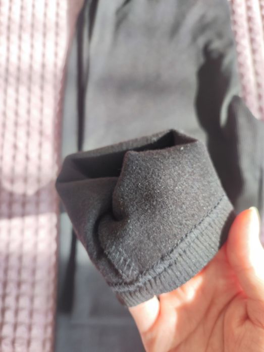 Лосіни на флісі чорні