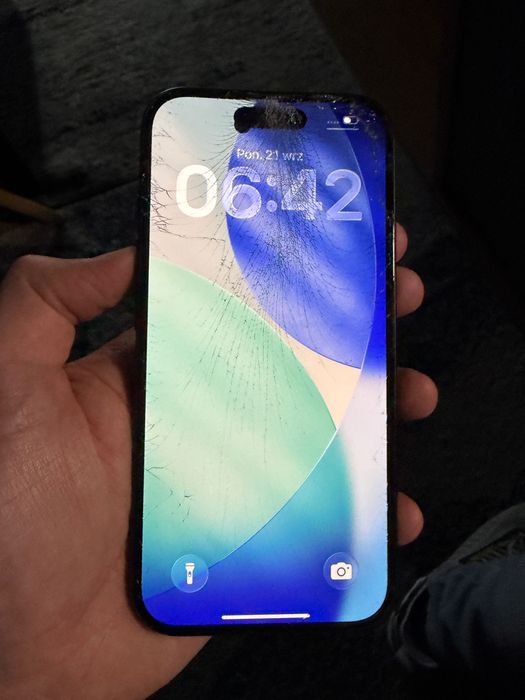 Ekran wyświetlacz iphone 16 oryginalny demontaż zbitka