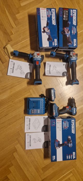 Szlifierka kątowa aku erbauer