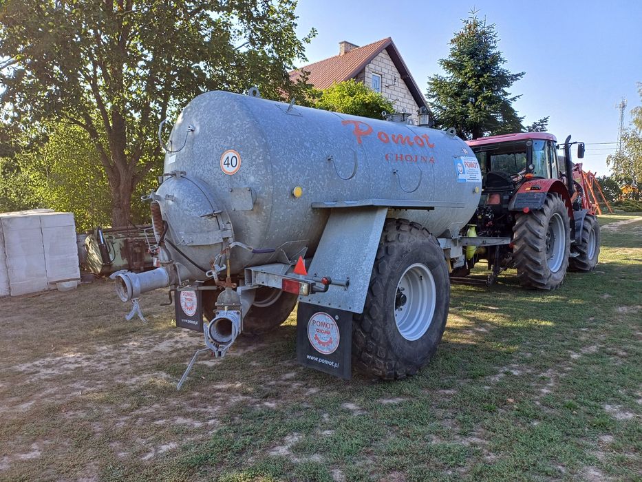 Beczkowoz 8000 litrów pomot chojna