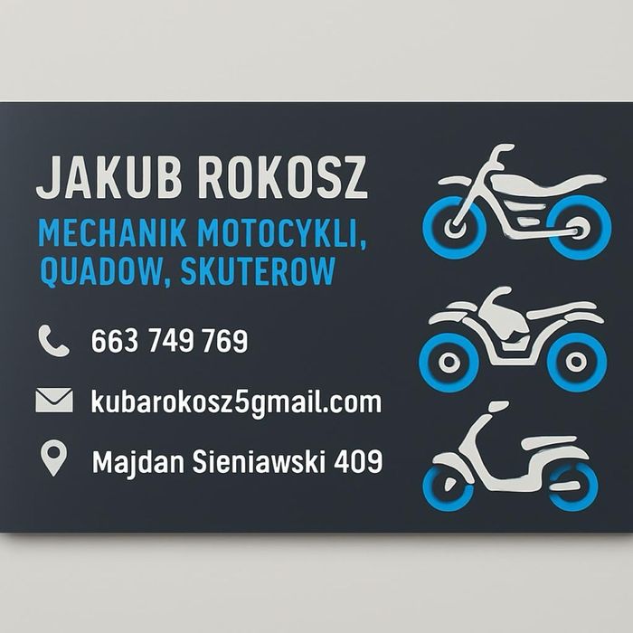 mechanik motocykli quadow skuterow
