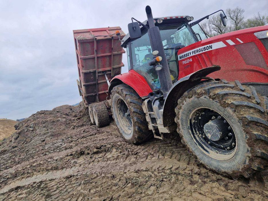 Usługi transportowe roboty budowlane wynajem przyczep i ciągników