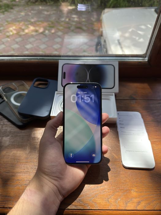 iPhone 14 pro Deep Purple Гарантія 3 міс. Повний комплект. Neverlock
