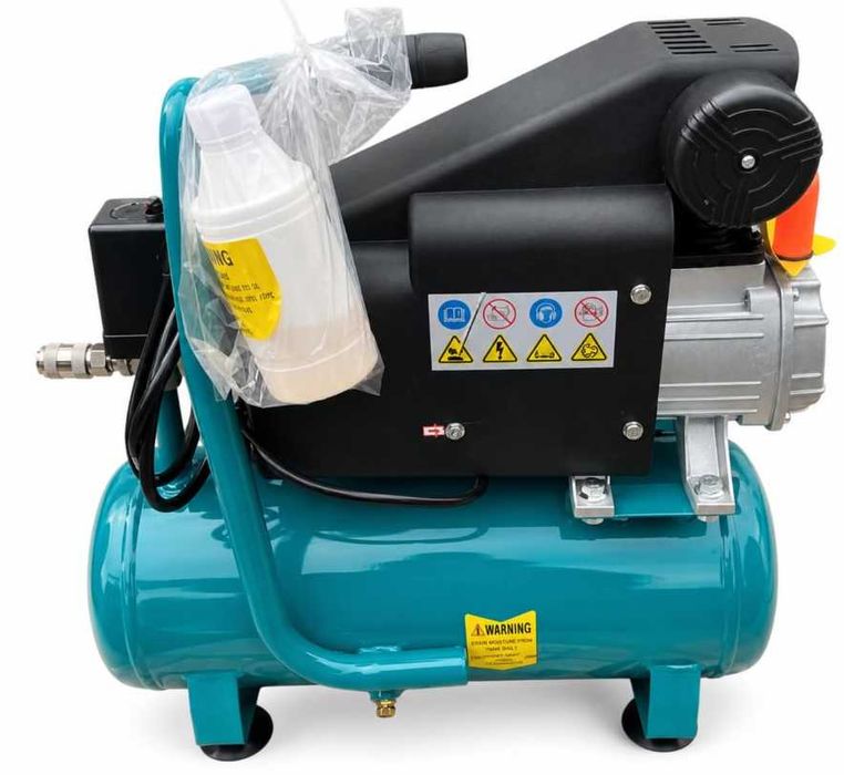 Kompresor 10L olejowy SPRĘŻARKA 2HP 8BAR MOCNY i CICHY 230V MAŁY