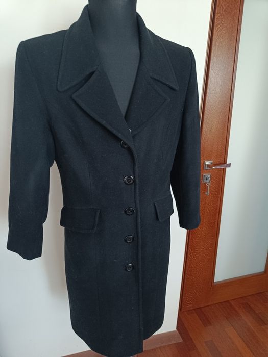 Elegancki płaszcz damski wełna kaszmir