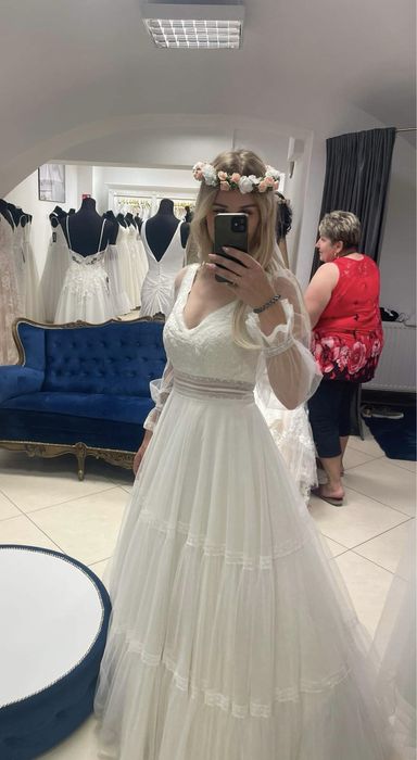 Suknia ślubna boho