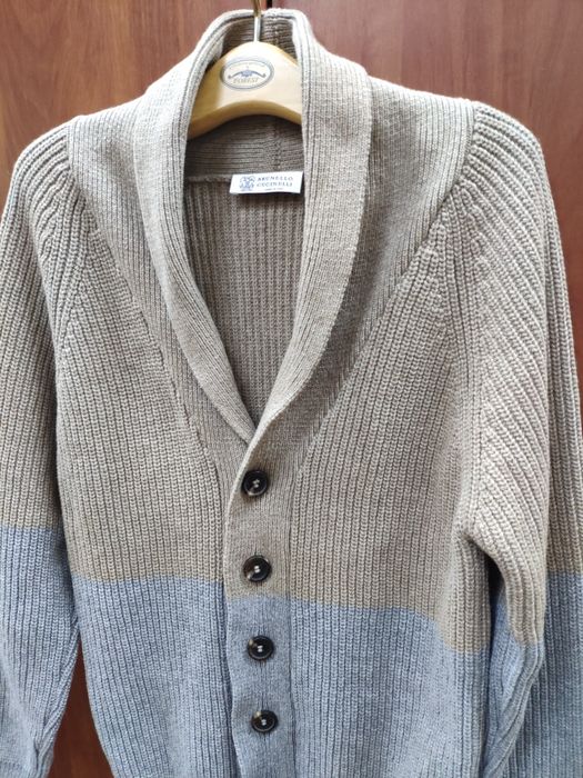 Мужской кардиган Brunello Cacinelli sz 52 woll