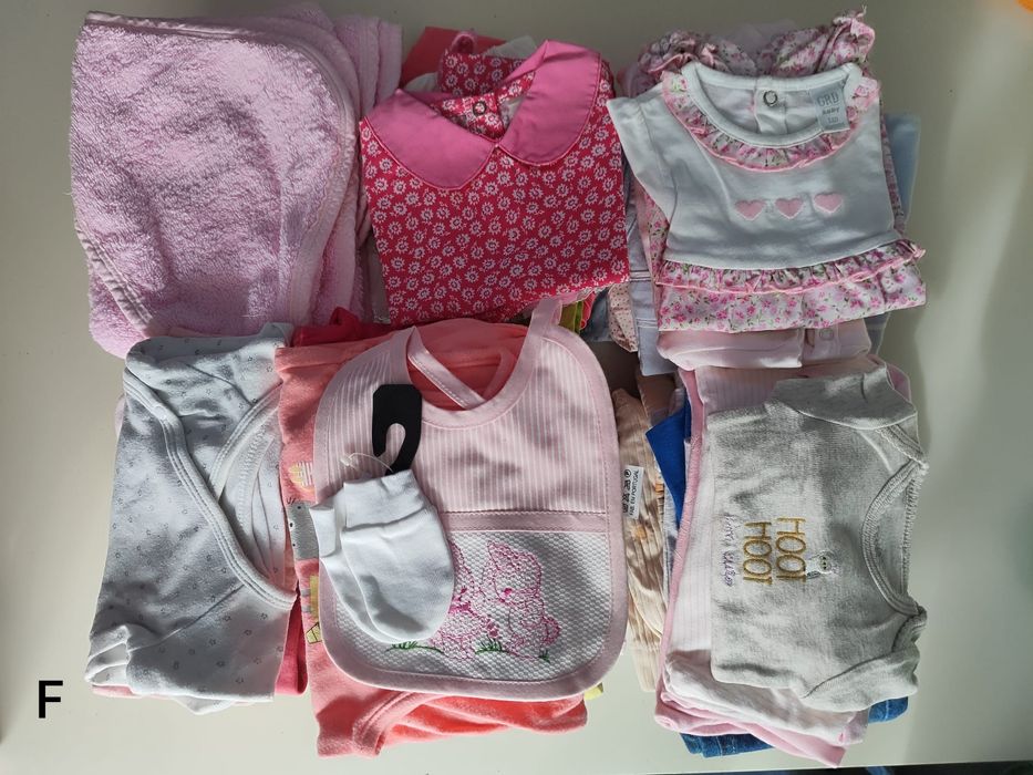 Lote roupa de menina 0/6 meses Verão