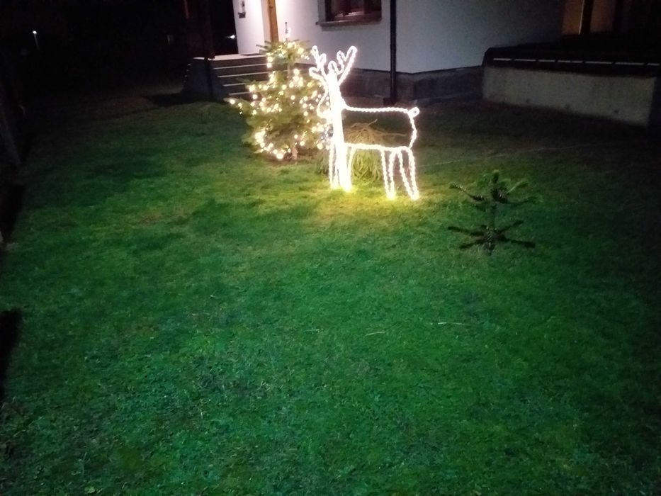 Konstrukcja świąteczna stelaż Mikołaj do łatwego montażu lampek