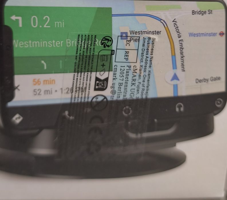 Suporte Telemóvel Carro 360º Rotativo - Universal - Novo na Caixa