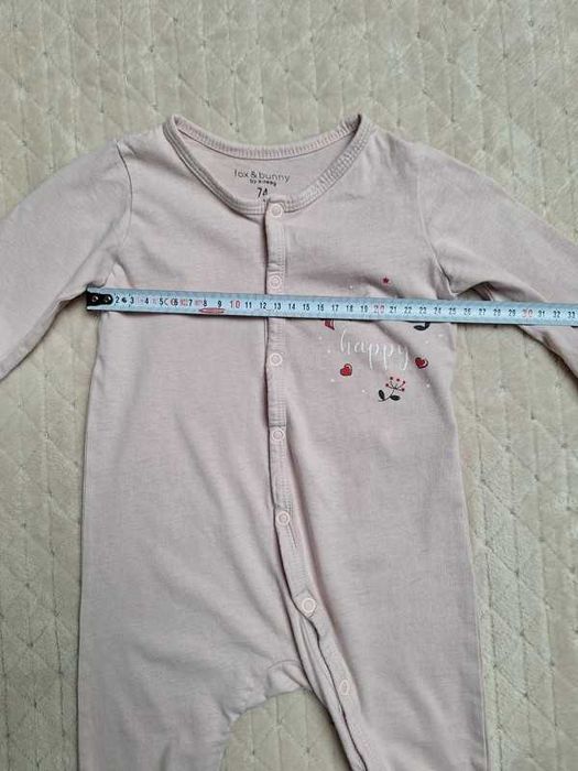 Pajacyk-rampers Fox&Bunny by Sinsay 6-9mc(74cm)