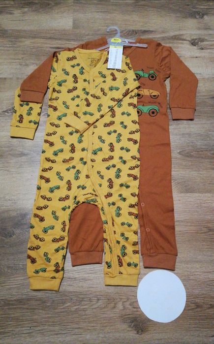 Śpioszki 2-pak fox&bunny by sinsay rampers długi body nowe 68