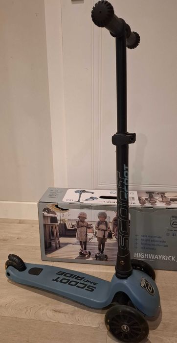 Hulajnoga Scoot & Ride Highwaykick 3, Led, dziecko prezent  3+ / 6 lat