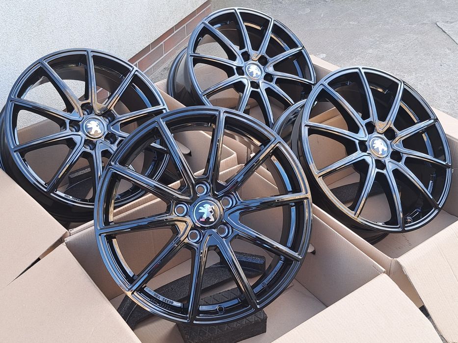 Alufelgi 18' PSA 5x108 PEUGEOT 3008, 308, 508, 5008, 605, 607 CZARNE!!