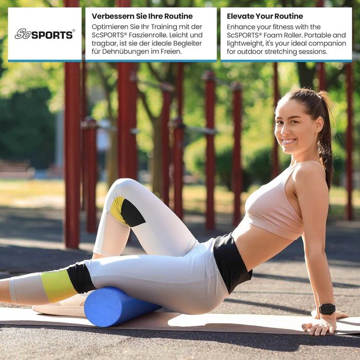 Nowy wałek do jogi / masaż / fitness / roller / 90x15 / pianka !K368!