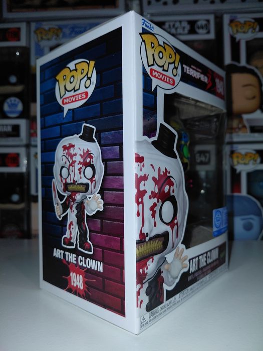 Funko Pop Terrifier 3 Art the Clown Black Light Chase 1948