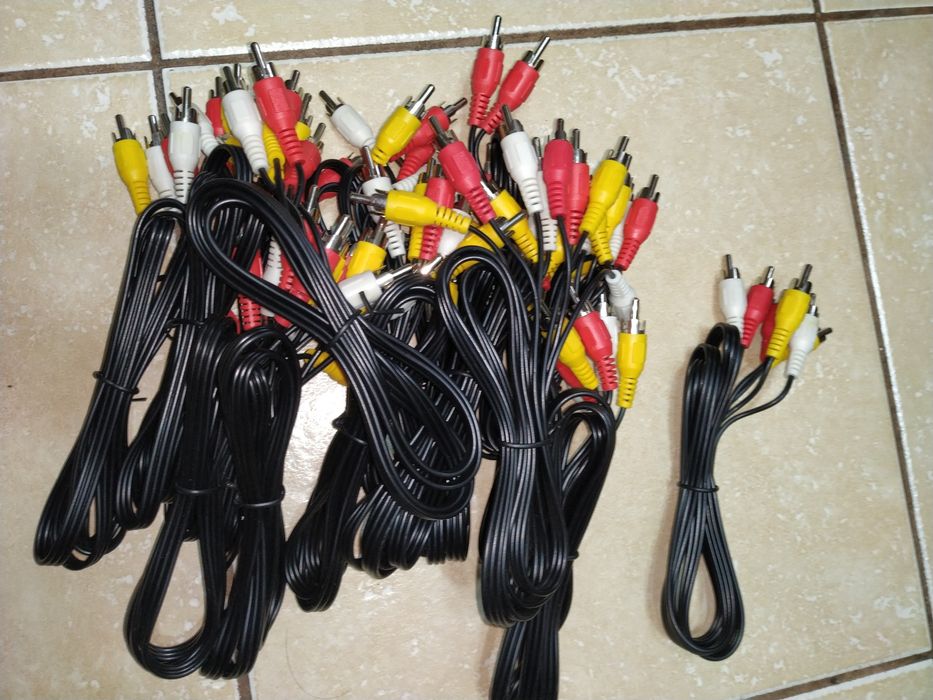 Кабель 3 RCA тюльпани аудіо-відео 110см для fpv станції наземки